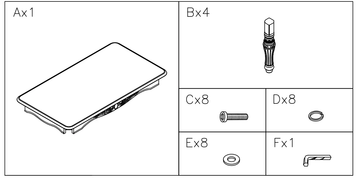 ASHLEY T537-13 South Coast Occasional Table Set - Figure 1