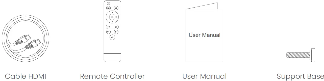 USSUNNY GC333 Projector with 5G WiFi and Bluetooth 02