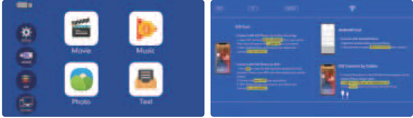 USSUNNY GC333 Projector with 5G WiFi and Bluetooth 33