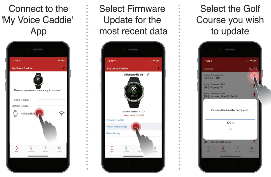 VOICE CADDIE G1 GPS Golf Mode Smartwatch-fig17