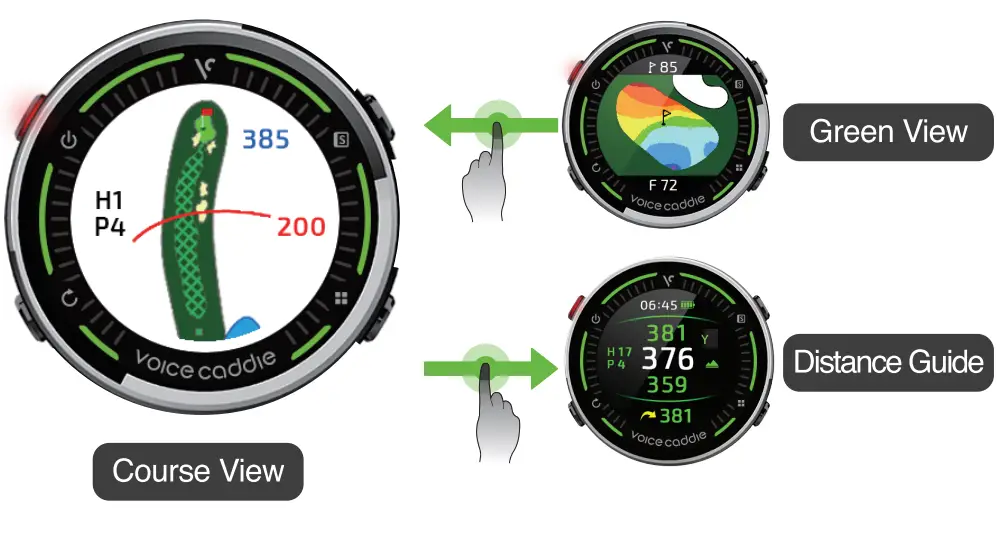 VOICE CADDIE G1 GPS Golf Mode Smartwatch-fig9
