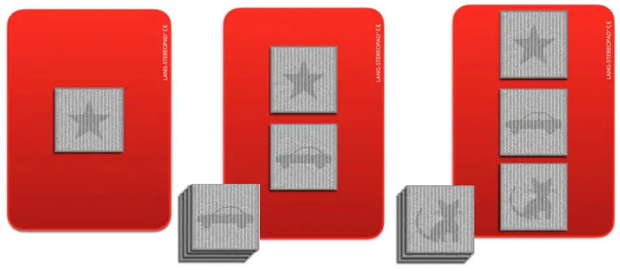 LANG-STEREOPAD 501 STAR 1000 Magnetic Test Card - firstthree steps