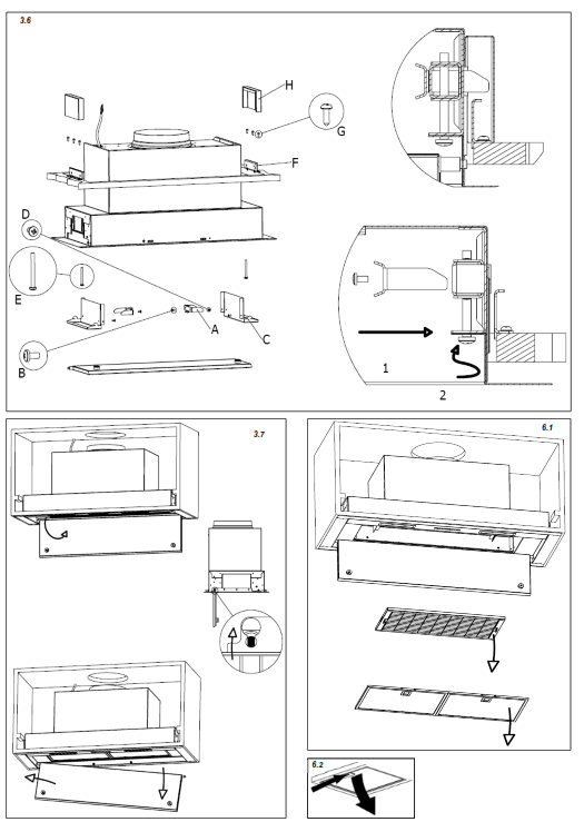 FORTE MAYA 120V-60HZ Cooker Hoods - fig 3
