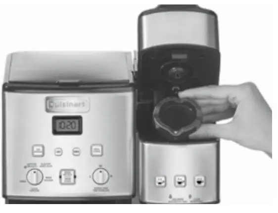 BREWING WITH FILTER CUP