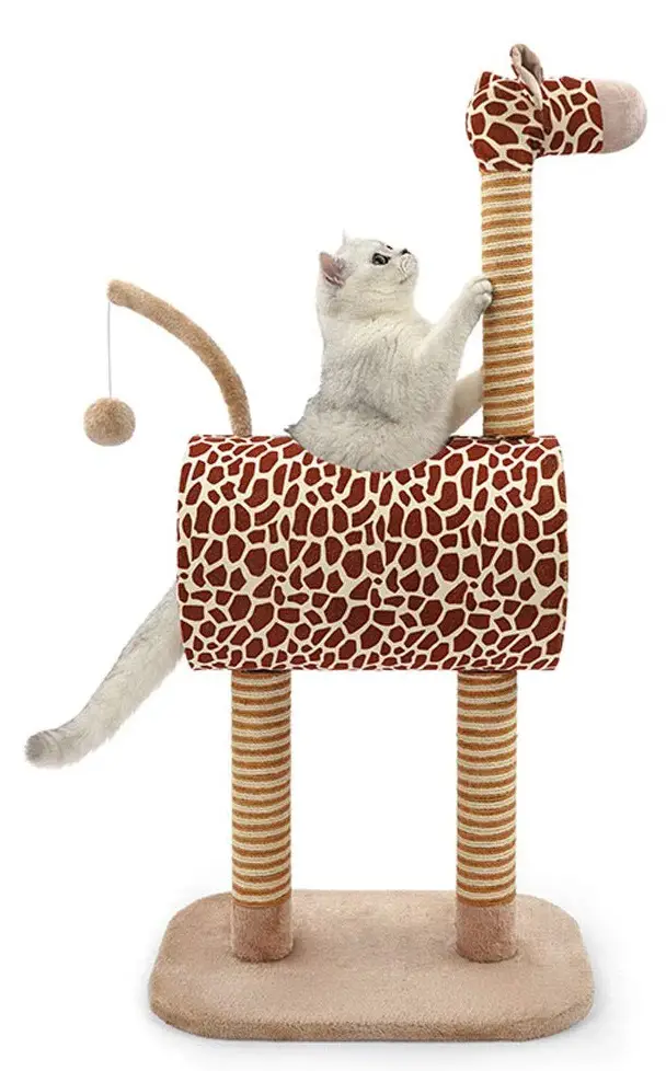 MAX PETS 8720512987614 Giraffie Scratching Pole 114cm