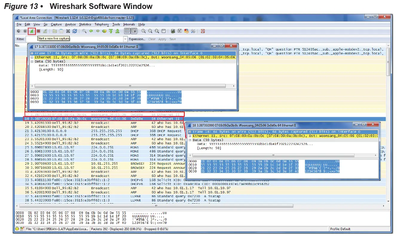 Microsemi DG0633 IGLOO2 FPGA CoreTSE MAC 1000 Base-T Loopback Demo 11