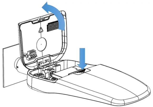 Dextra Opus Column Small Sensor - release button