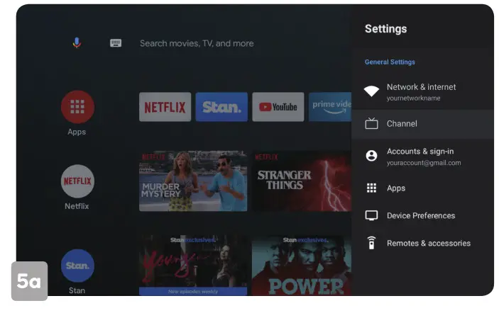 kogan KALED50RU9210SUA 50 inch Smart HDR 4K UHD LED TV - Settings