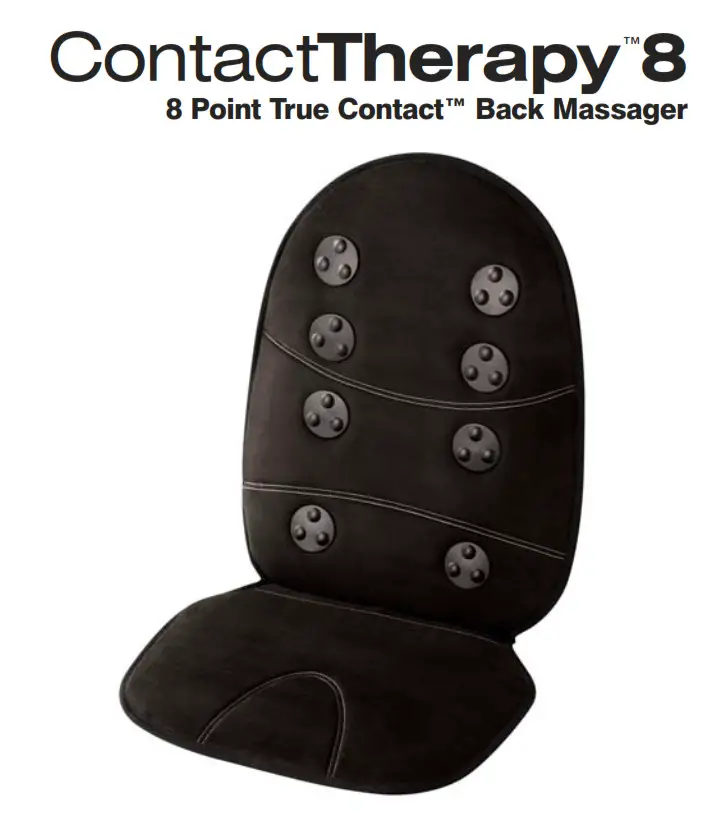 Homedics BK-5000 ContactTherapy8 8 Point True Contact Back Massager