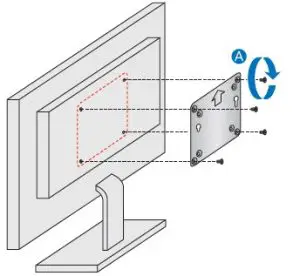 Intel NUC Kit -Use the VESA Bracket