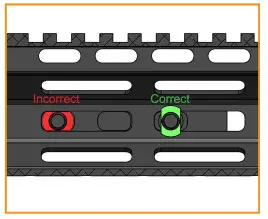 UTG Pro Super Slim SD Rail System-t-nuts