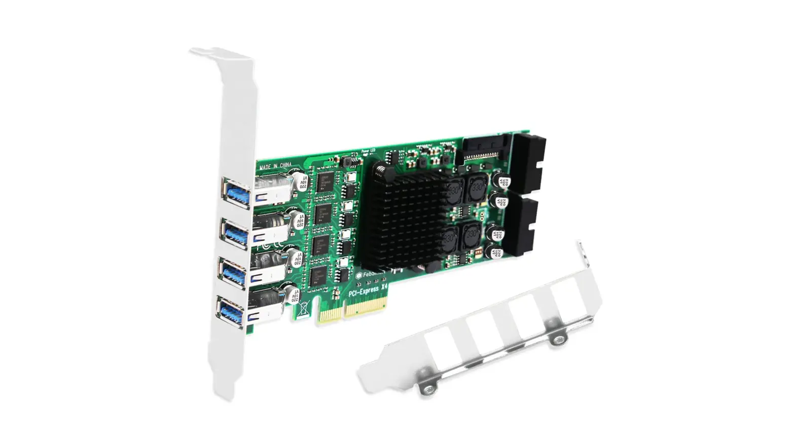 Feb Smart Pci Express 4 Channel 8 Ports Usb 3.0 Expansion Card User Manual
