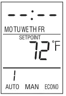 Honeywell RLV430 Programmable Thermostat-AUTO