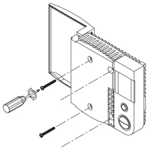 Honeywell RLV430 Programmable Thermostat-Mount