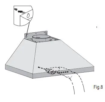 Westinghouse Canopy Rangehood WRC604 - figure 8