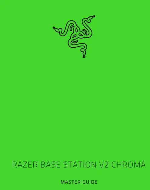 RAZER RC21-01510100-R3U1 Base Station V2 Chroma RGB Lighting User Guide