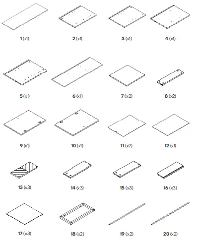 ovela OVPIZBFUBA Pizzola Buffet Unit FIG 1