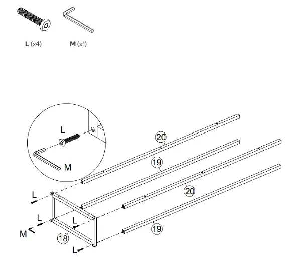 ovela OVPIZBFUBA Pizzola Buffet Unit FIG 8