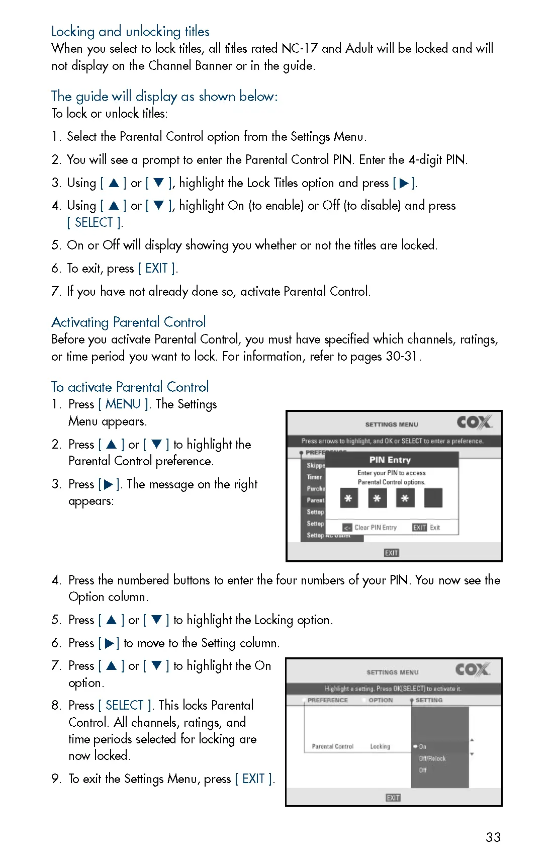 Cox Motorola Business TV
