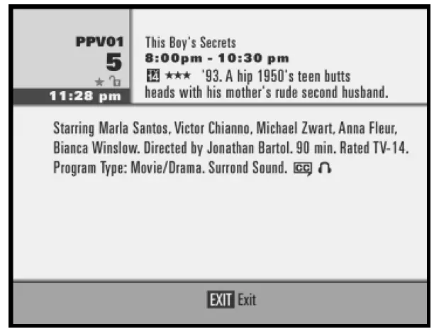 Viewing more information