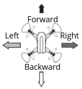 Wowitoys Folding Elf H4805 Rc Toy Drone- backward