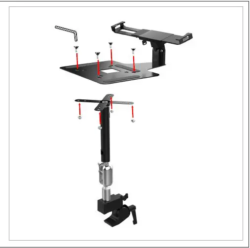 CTA LT-SAM Laptop Security Arm with VESA Mounting Base fig5