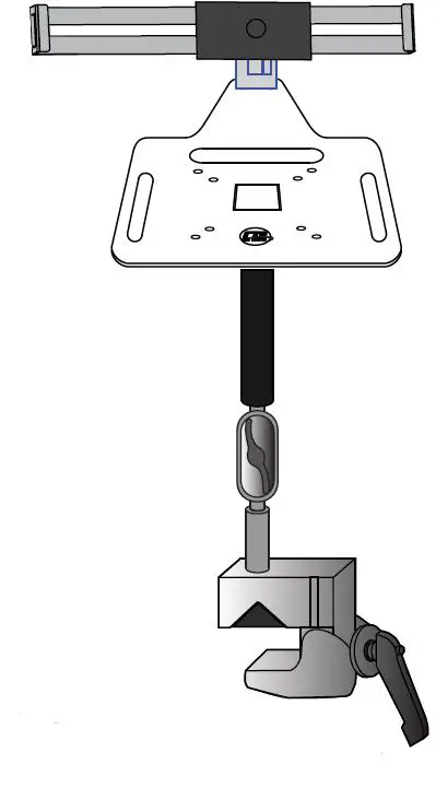 CTA LT-SAM Laptop Security Arm with VESA Mounting Base pro