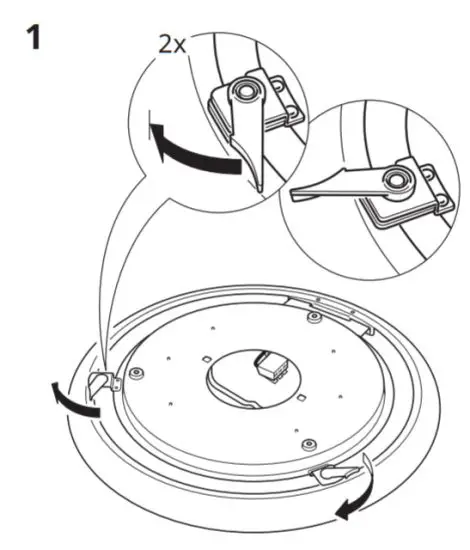 IKEA 303.597.71 NYMÅNE LED Ceiling Lamp - figure 2