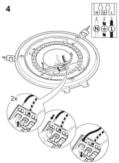 IKEA 303.597.71 NYMÅNE LED Ceiling Lamp - figure 6