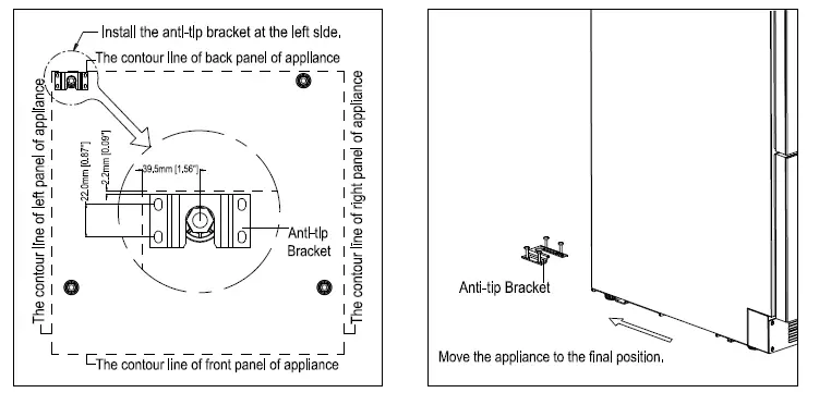 SUMMIT FF642D Frost-Free Drawer Refrigerators FIG 2