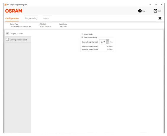 OSRAM T4T Simple Current Programming Apps fig 13
