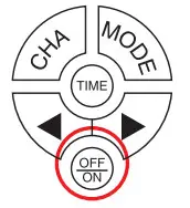 ChoiceMMed MDTS100 Electronic Pulse Stimulator - button