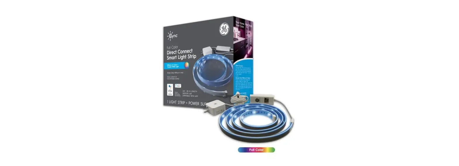 Ge Lighting Str-scidb Cync Direct Connected Indoor Light Strip Installation Guide