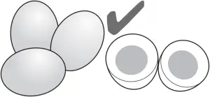 cooking SCRAMBLED eggs is safe