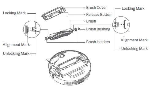 xiaomi MJST1SHW Mi Robot Vacuum-Mop 2 Pro Vacuum Cleaner-21