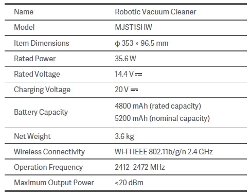 xiaomi MJST1SHW Mi Robot Vacuum-Mop 2 Pro Vacuum Cleaner-28