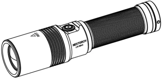 NEXTORCH 1868508 L10 Max 1200M 400LM Long Shoot LEP Flashlight