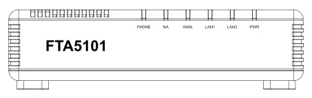 FLYINGVOICE FTA5101 1 FXS VoIP Analog Telephone Adapter-fig1