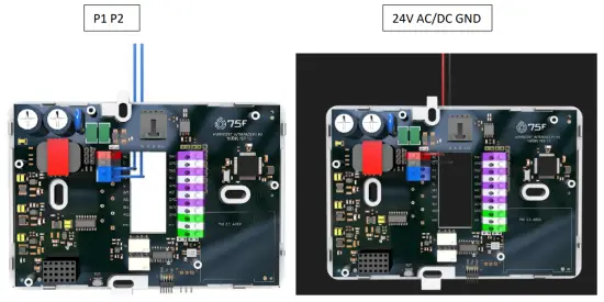75F HyperStat Commercial Thermostat - powering 1
