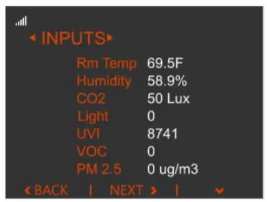 75F HyperStat Commercial Thermostat - screen
