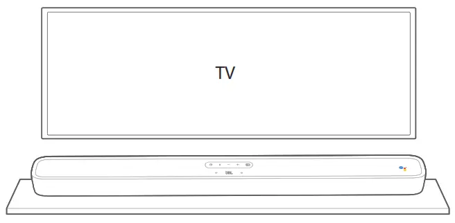 Place the LINK BAR on the table