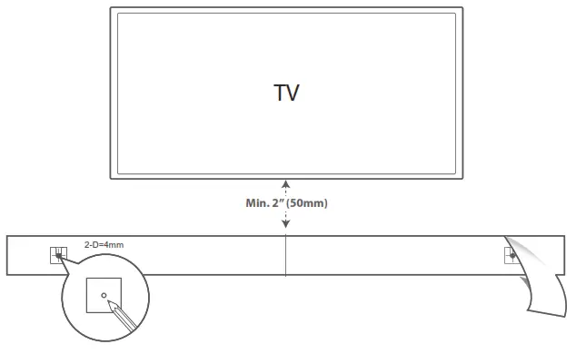 Wall-mount the LINK BAR