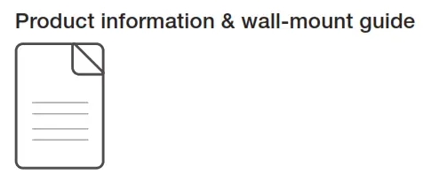 Product information & wall-mount guide
