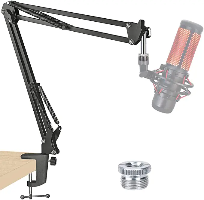 QuadCast-Boom-Arm-Mic-Stand-Adjustable-Suspension-Boom-Scissor-Arm-Stand-for-HyperX-QuadCast