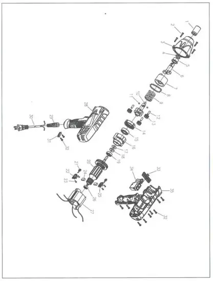 TOOLMAN 3200RPM Electric Wrench Instruction - fig
