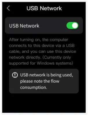 Hongkong Ucloudlink Network Technology GLMU21A01 5G Wireless Data Terminal - USB tethering