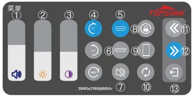 BLiTZWOLF BW PCM7 8 15 6-inch Touch Portable Monitor - Basic oparation