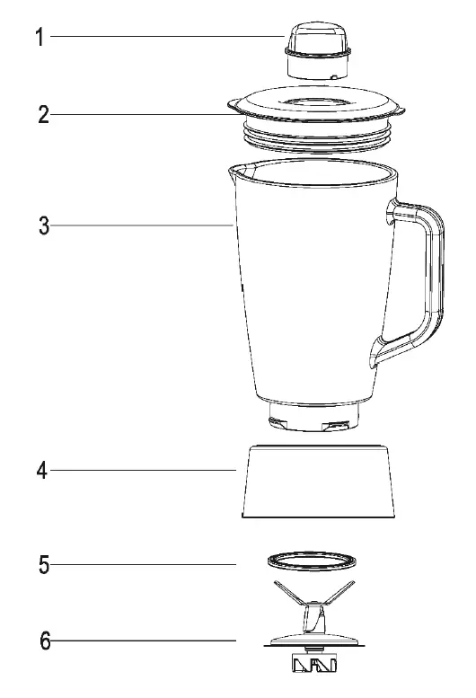 Klarstein-10006254-Bella-Food-Processor-fig-1