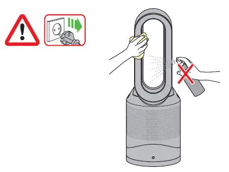 dyson HP02 Pure Hot + Cool Link WiFi Enabled Air Purifier-fig18