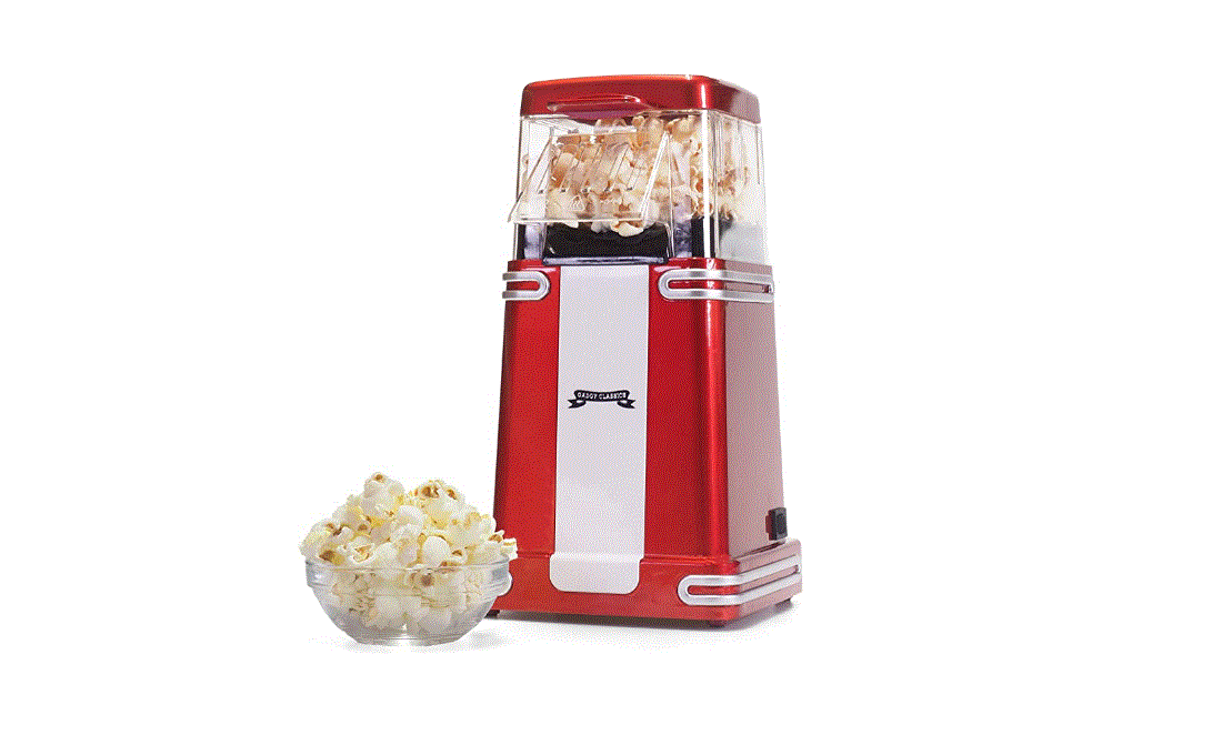 Gadgy Hot Air Popcorn Maker - 1100 Watt - With Measuring Scoop Instruction Manual